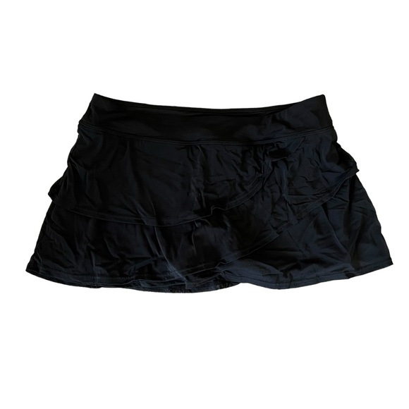 Coco Reef Sway Mesh Layer Swim Skort in Cast Black Women’s Size XL - Picture 3 of 8